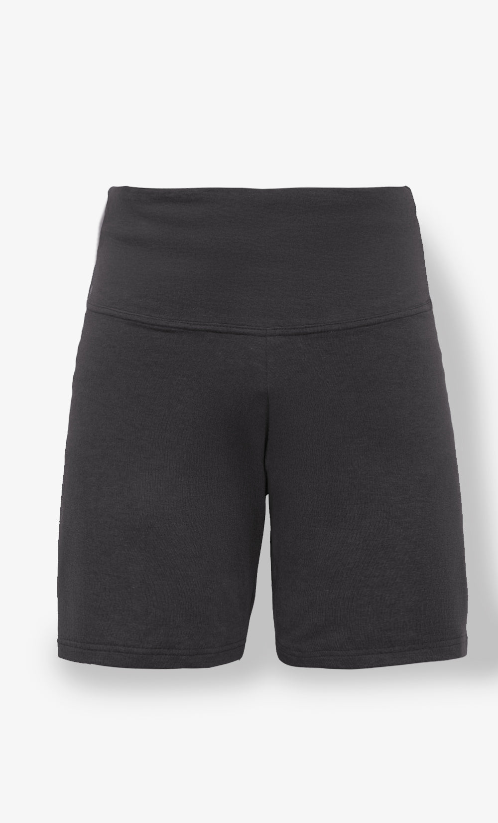 Legging court noir pour femme en tissu extensible Tencel et coton biologique fabriqué au Canada par Bonnetier