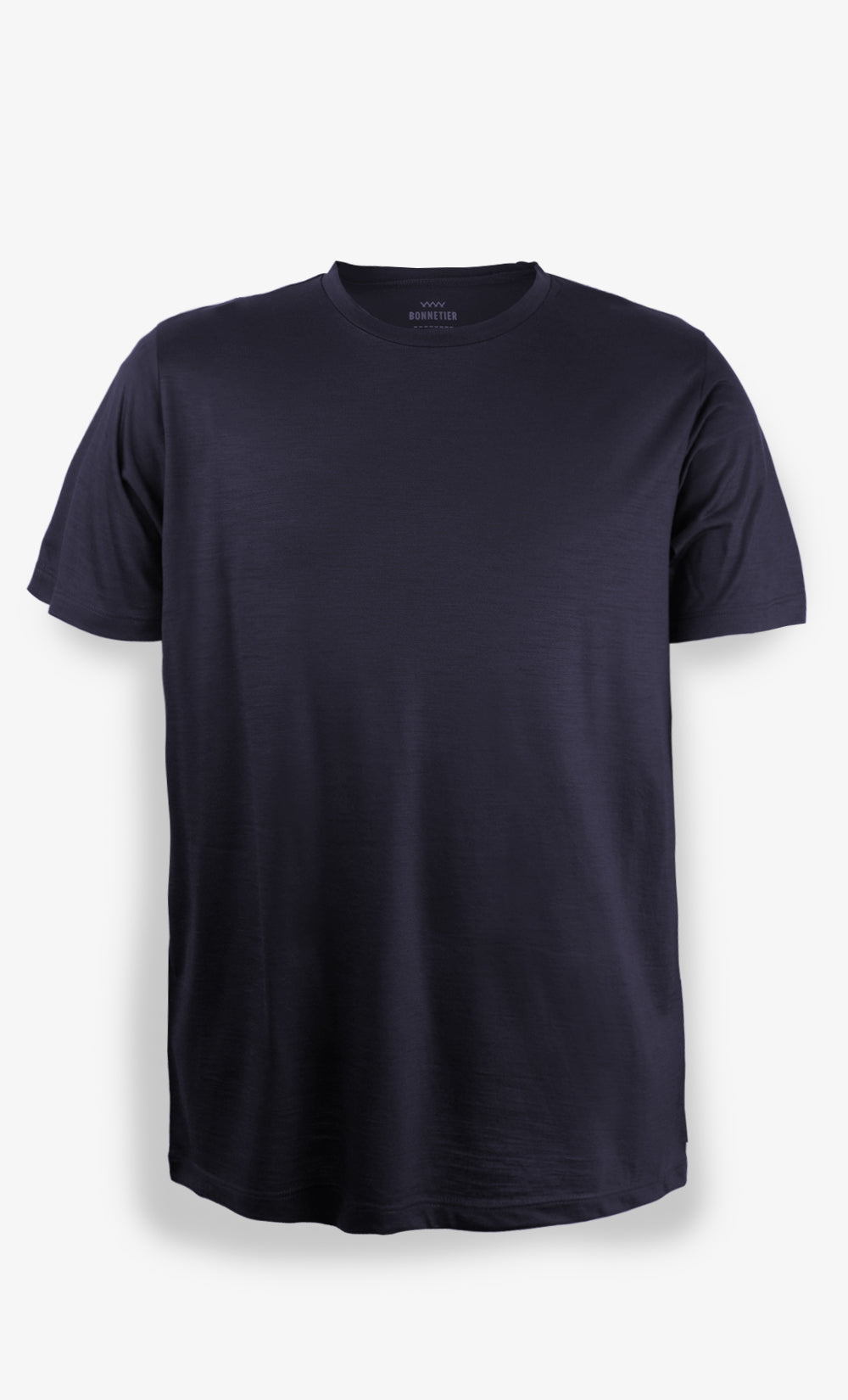 T-shirt mérinos homme bleu Marino uni ultra léger – idéal pour voyager